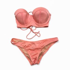 Victoria's Secret Peach Bikini Set